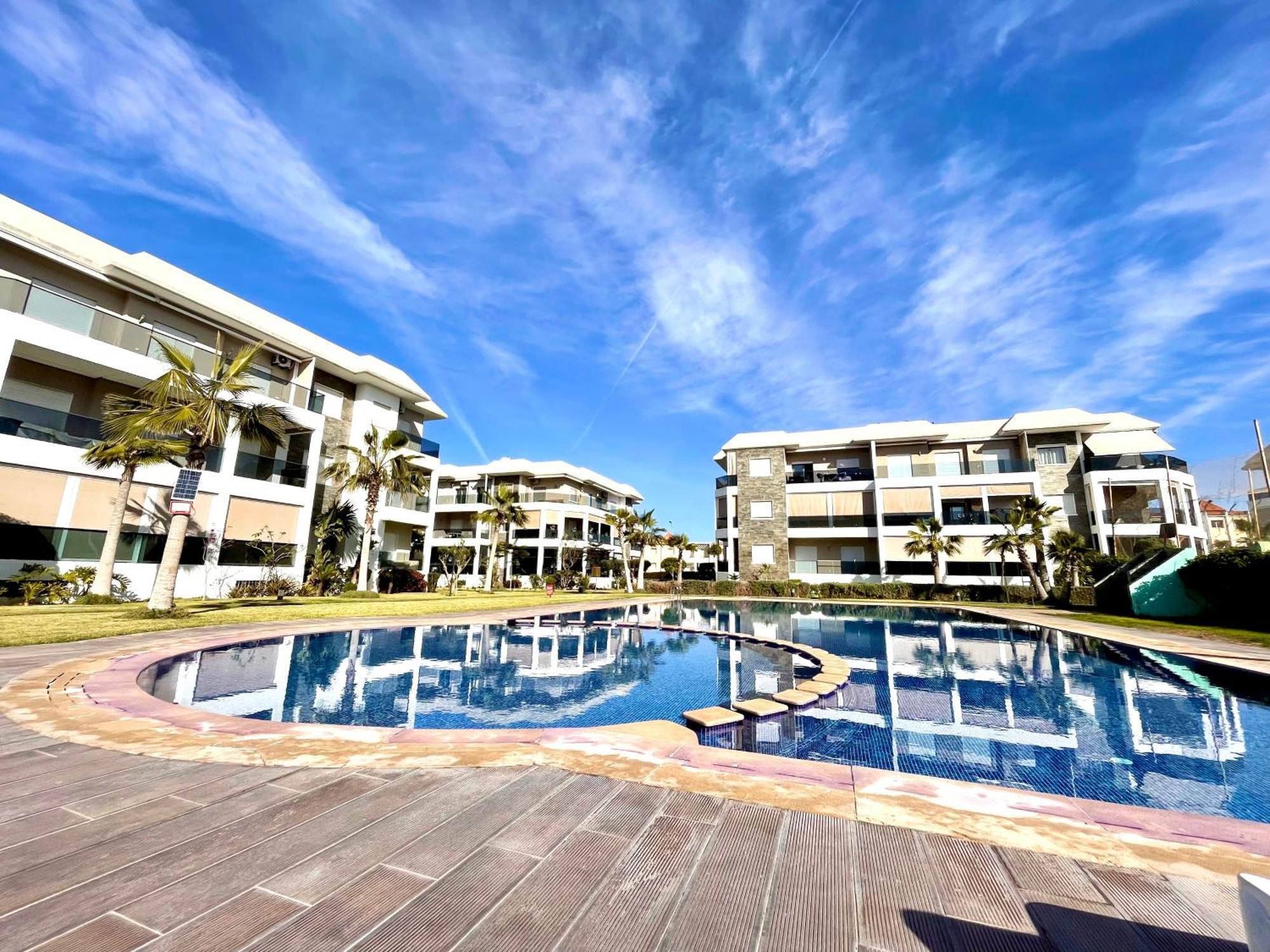Bel Appartement A Amwaj Beach And Resorts Καζαμπλάνκα Εξωτερικό φωτογραφία